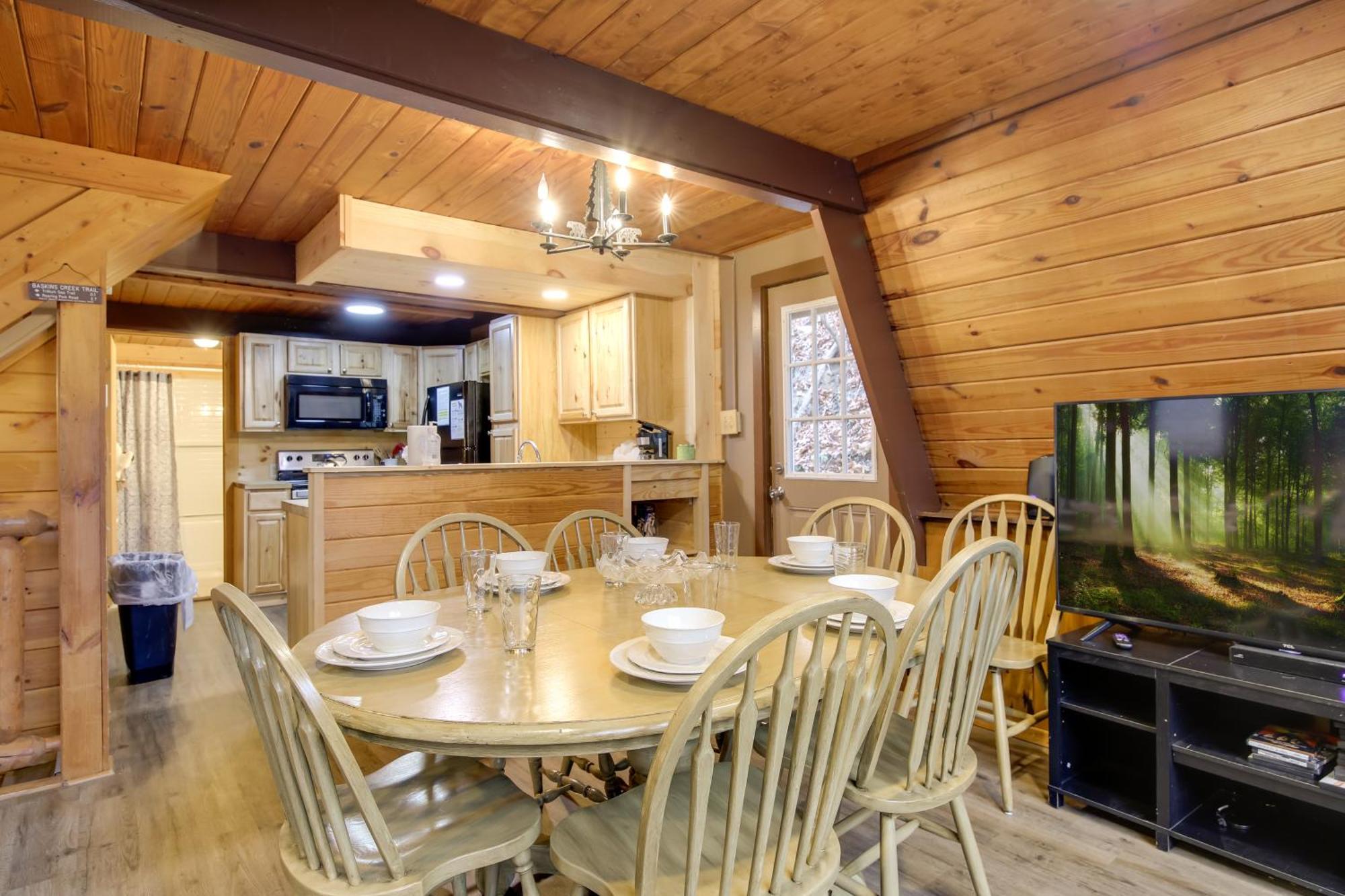 Gatlinburg A-Frame Home With Hot Tub Near Parkway Zewnętrze zdjęcie